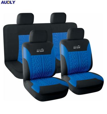 China Wholesale Funny Designer Luxury Cheap Universal Polyester BSCI Lovely Breathable Car Seat Cover Fabric for sale