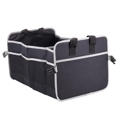 China Fancy Cheap Price Easy Folding Car Boot Organizer Storage Box For Auto Truck SUV for sale