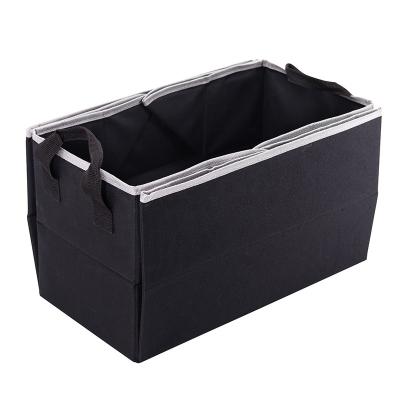 China Luxury Heavy Duty Auto Folding Car Trunk Organizer Car Storage Box for sale