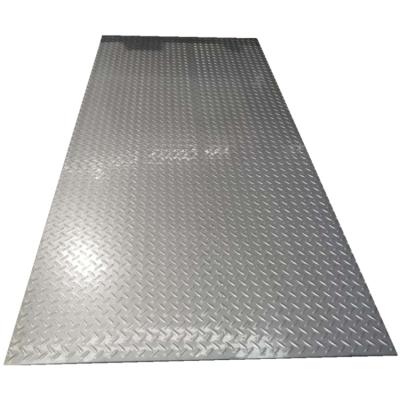 China Manufacture industry 304 stainless steel 316 316L plate checkered floor plate for non-slip floor in kitchen for sale