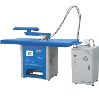 China Laundry shops and dry cleaner vacuum table ironing finishing table for laundry shop and dry cleaning shop for sale