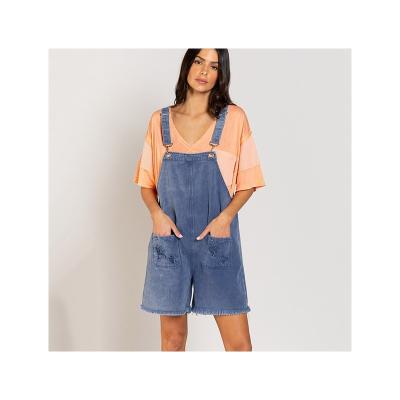 China Breathable Chinese Supply Trend And Comfort Overalls Women Denim Overalls Girls Jeans Shorts Formal for sale