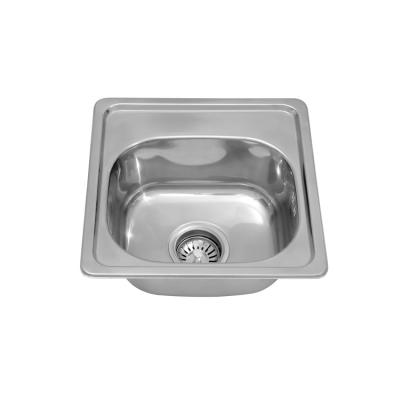 China Without Faucet MT3838  toprmount stainless steel  single small  bowl  deep size sink kitchen  cheap price for sale