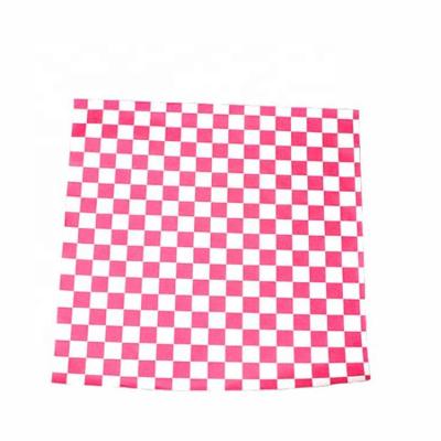 China Heat Resistant Liner Custom Greaseproof Paper For French Fries Burger Wrapping for sale