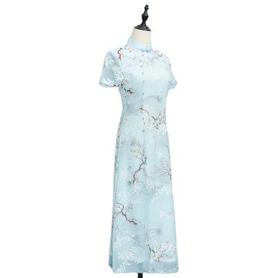 China Suitable Price Good Quality Textile Republic Of China Cheongsam Premium Style M/L/XL/2XL/3XL for sale