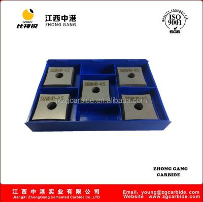 China Scarf Insert Carbide OD Tube Scarf Insert SDUW For Weld Bead Steel Tube for sale