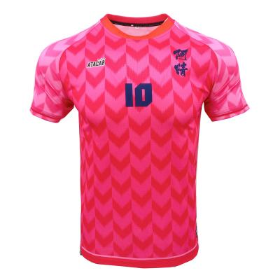 China Dry Fit Fit Prices In Soccer Jerseys With Your Logos Puzzle Red Soccer Jersey for sale