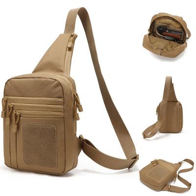 China Outdoor sports travel increasing camping DALI Wholesale outdoor travel increasing tactical chest bag men shoulder molle sling chest installation camouflage for sale