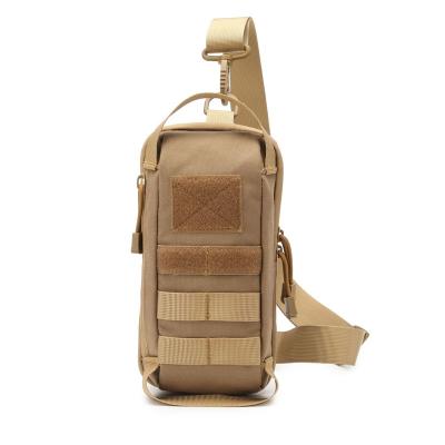 China Outdoor sports travel increasing camping DALI Wholesale outdoor travel increasing camouflage molle tactical chest bags for men's tactical soft chest bag front installation installation for sale