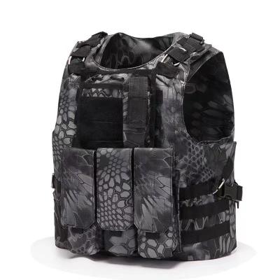 China 2023 New Multi Use Outdoor Sports Travel Hiking Protective Tactical Vest Outdoor Training Camping Body Vest Quick Release Tactical Vest For Men for sale