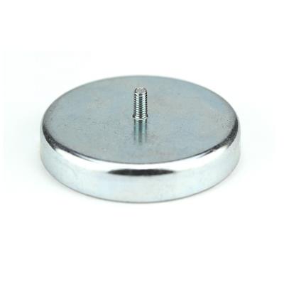 China Industrial Magnet Ferrite Pot Magnet With One Bolt for sale