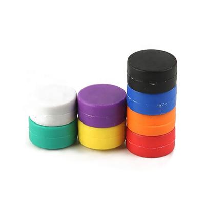 China Industrial Colorful Plastic Coated Magnet Round Magnetic Button / Office Magnets With Plastic Housings for sale