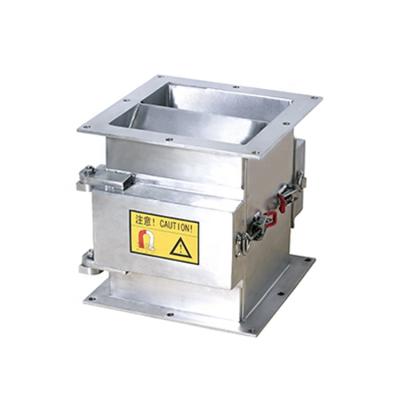 China Industrial Magnet Square Flange Connection Plate Housing Magnetic Separator for sale