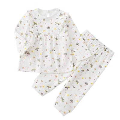 China 100% Combed Cotton Baby Clothes Star Longsleeve Anti-Shrink Newborn Infant Pajamas And Horse Winter Baby Wear for sale