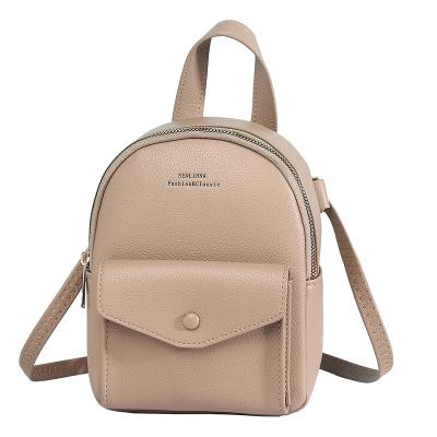 China arming & Wholesale Hot Sale Pure Color Disarmament Custom Backpack Other Backpacks PU Leather Mini Cute Colorful Causal Backpacks For Girls for sale