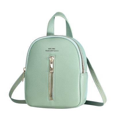 China arming & 2022 Fashion Trend Small Bow Small School Messenger Shoulder Backpack Female Disarmament Backpack Cool Pu Leather Shoulder for sale