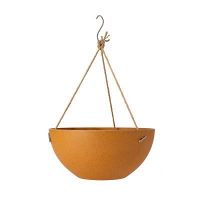 China Wholesale Modern Bamboo Single-bowl Fiber Baike Eco Hanging Flower Pot Large for sale