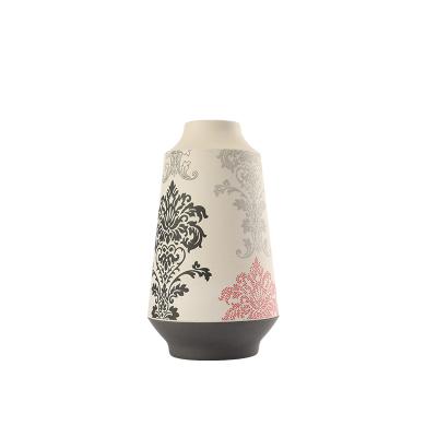 China Chinese Style Eco-friendly Floor Decor Garden Baike Eco Modern Vase For Flower for sale