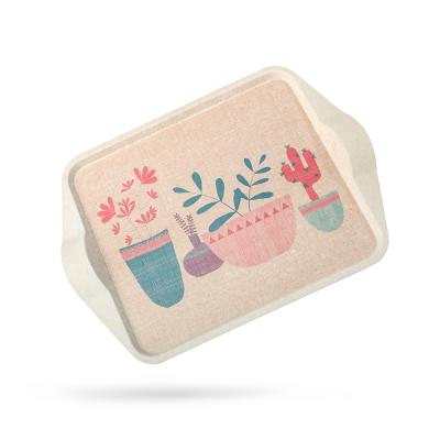 China Baike Eco Eco-Friendly Household Rectangle Fancy Elegant Designer Tray Sets Manufacturers for sale