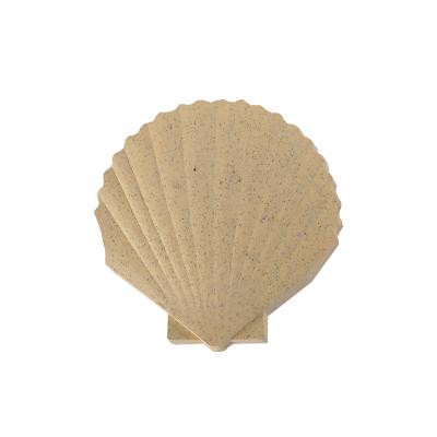 China Baike viable Eco mini Shell Design Washing Clothes Brush Bamboo-made wholesale for sale