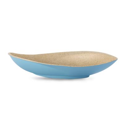 China Baike Eco Househould Sustainable Solid Bamboo Cashew Dish Home Decor Container for sale