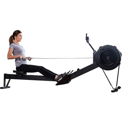 China Universal commercial home use fitness gym equipment air rowing machine, portable foldable exercising cardio air rower. for sale