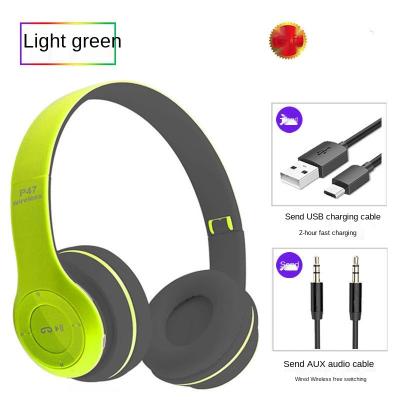 China Card Stereo Foldable Support Headphone Earphone Noise Reduction Wireless Earphone For Game Music for sale