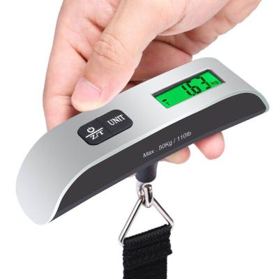 China Weighing Baggage Luggage Scale Weighing Hook Parcel Scale 50KG Electronic Portable Mini Hanging Scale for sale