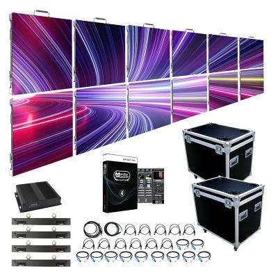 China P3 P3.91 500x500mm Cheap High Quality Indoor Full Color Indoor Rental Led Display Screen Video Wall for sale