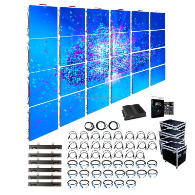 China Outdoor High Resolution 6x4 3m*2m Led Full System P2.9 Video Panel Wall Outdoor Rental 500x500 Curve Led Screen Display for sale