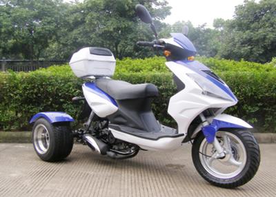 China 3 wiel50cc Autoped met Achterdoos, 3 Speculantmotorfiets met Groot Hoofdlicht Te koop