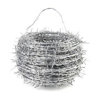 China Iron wire factory directly sell high quality cheap price anti-theft barbed wire roll galvanized barbed wire for sale