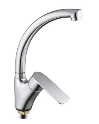 China Kitchen Water Hole Kitchen Metered Zinc Alloy Faucet Taps Hot And Cold Single Faucet for sale