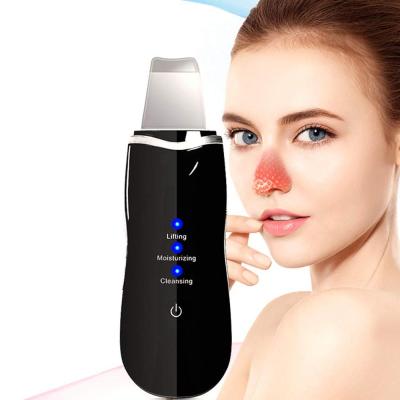 China Ultrasonic Facial Deep Clean Skin Scrubber Personal Care Beauty Personal Care Skin Deep Cleansing Machine for sale