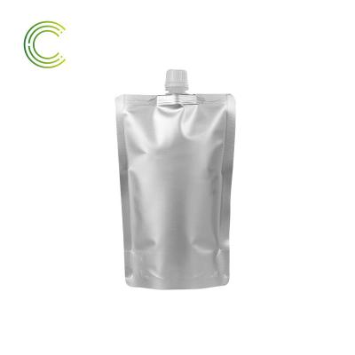 China Recyclable In Stock 100Ml 200Ml 380Ml 500Ml Aluminum Foil Spout Mylar Pouch Bag Beverage Package Plastic Food Grade Pouch Bag With Spout for sale