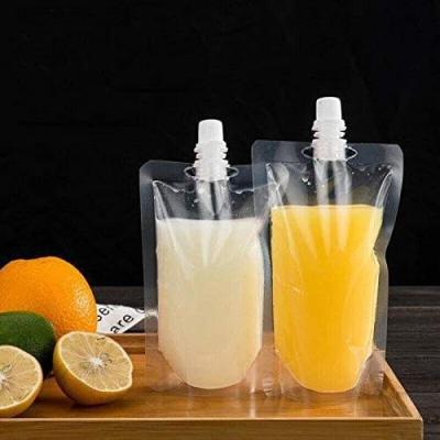 China Recyclable drink pouch with spout packaging Beverage Bag With plastic packaging baby food Spout Pouch for sale