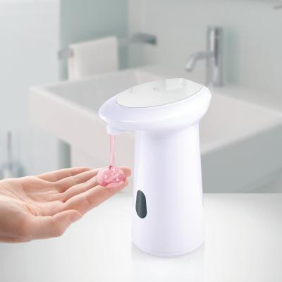 China Kitchen IR 250ml Automatic Foam Hand Foam Soap Dispenser Black Commercial Infrared Sensor Small Automatic Soap Dispenser for sale