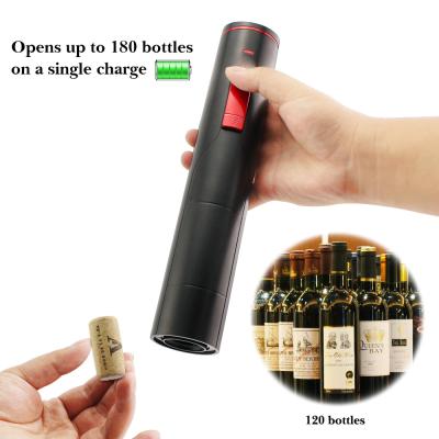 China Push Button Operation Automatic Wine Cork Opener Fully Electronic Wine Opener for sale