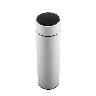 China 2021 Viable Wholesale Vacuum Bottle Stainless Steel Thermos Thermos Flasks With Temperature Display Lid for sale