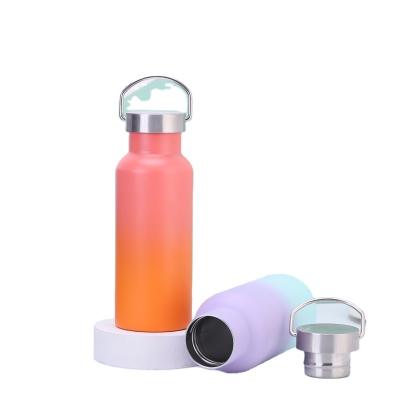 China 2022 Hot Selling Sustainable Product 420ml Vacuum Bottle Stainless Steel Dual Wall Insulated Custom Water Bottle for sale