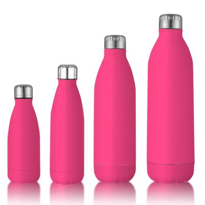 China Sustainable Ready To Ship 500ML Stainless Steel Insulated Cola Free Custom Shape BPA Water Bottle Drinking Bottle for sale