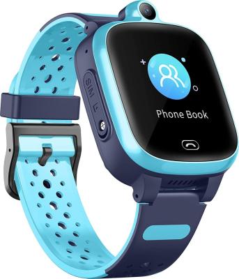 China Wifi 4G Smart Watch for Kids - Anti-Lost Real-Time GPS Position WIFI Vedio Call Message Pedometer SOS Tools for Boys (Blue) for sale