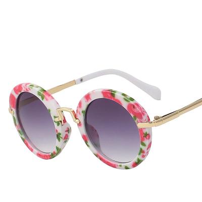 China Fashion Sunglasses Shape Round Children Sun Glasses Girl Anti-UV Sun Glasses Baby Cool UV400 Sun Glasses for sale