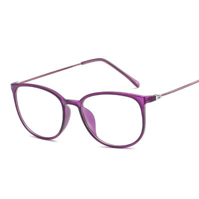 China 2021 New Metal Fashion Square Optical Glasses Ladies Glasses Retro for sale