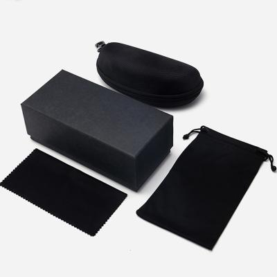 China Folding Cloth Glass Case Paper Box Suit Storage Glass Eyewear Glass Case Portable Sunglasses Packing Case for sale