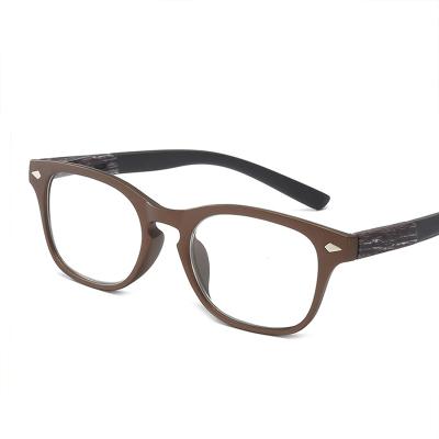 China Work 2021 New Wood Grain Reading Glasses For Women Men Fashion Reading Glasses +1.50 2.5 3.5 for sale