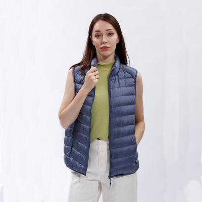 China Winter Waterproof New Arrival Padded Vest Stripper Down Jacket Women Clothing Waterproof OEM Shell Duck Down for sale