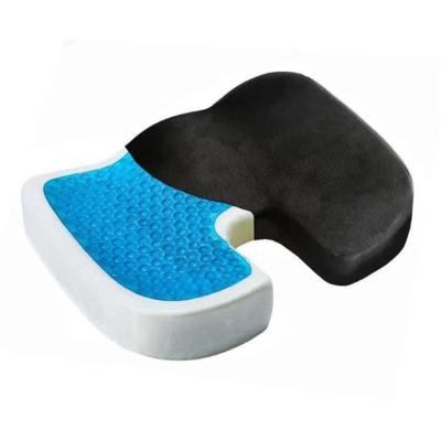 China 100% Sports Premium Comfort Memory Foam Non-Slip Orthopedic Tailbone Cushion For Office Chair Car Universal Luxury Rubber Mats for sale