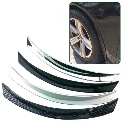 China Universal Plastic Carbon Fiber Decoration Eyebrow Wheel ABS Automobile Anti-collision Rubber Strip for sale