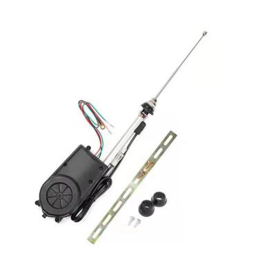 China Stainless Steel +plastic Mast AM FM Auto Power Antenna Universal Type Car Electric Aerial Auto Radio for sale